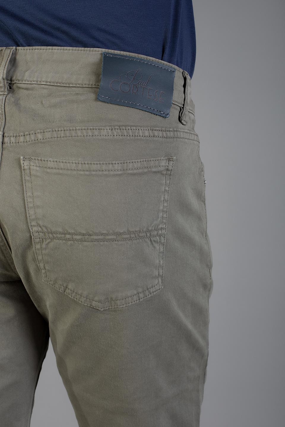 Gabardine 5 tasche Green